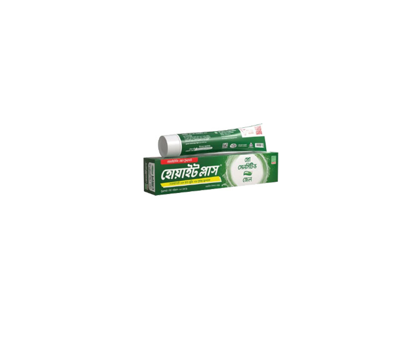 White Plus Pro Sensitive Gel Toothpaste 90g