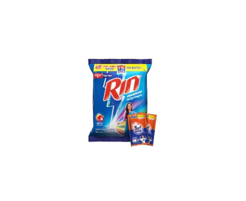 Rin Detergent Powder 1Kg-2pkts 70g surf ex free